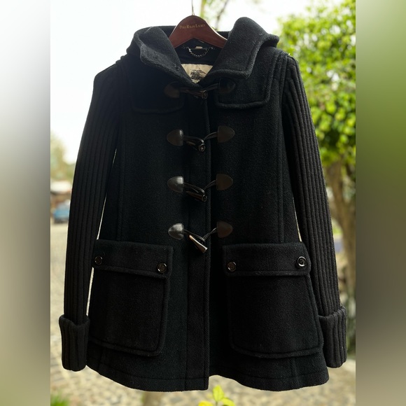 BURBERRY “BRIT DUFFLE TOGGLE COAT” - Picture 2 of 6